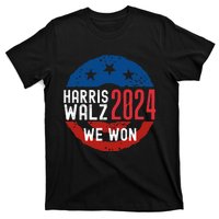 Harris Waltz 2024 Election Victory Kamala Harris 2024 We Won T-Shirt