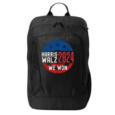 Harris Waltz 2024 Election Victory Kamala Harris 2024 We Won City Backpack