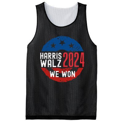 Harris Waltz 2024 Election Victory Kamala Harris 2024 We Won Mesh Reversible Basketball Jersey Tank