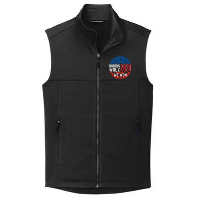 Harris Waltz 2024 Election Victory Kamala Harris 2024 We Won Collective Smooth Fleece Vest