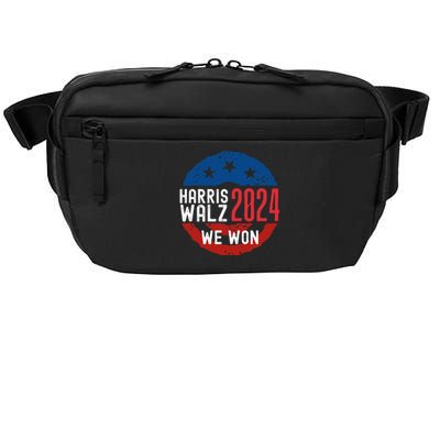 Harris Waltz 2024 Election Victory Kamala Harris 2024 We Won Crossbody Pack