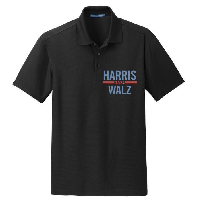 Harris Waltz 2024 Dry Zone Grid Polo