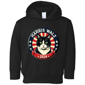 Harris Waltz 2024 Election Kamala Harris Tim Waltz 2024 Toddler Hoodie