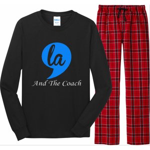 Harris Walz 2024 Comma La And The Coach Long Sleeve Pajama Set