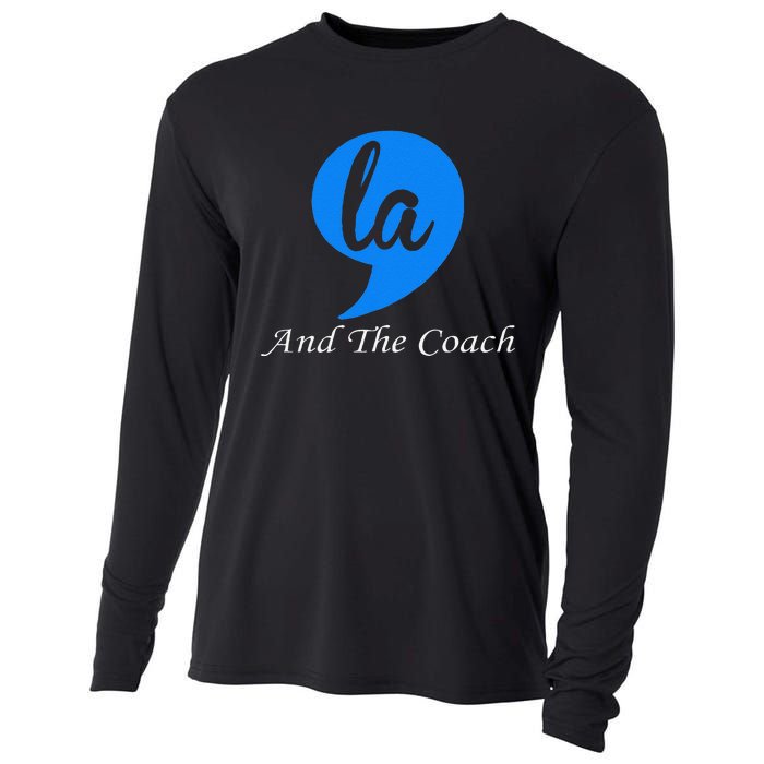 Harris Walz 2024 Comma La And The Coach Cooling Performance Long Sleeve Crew