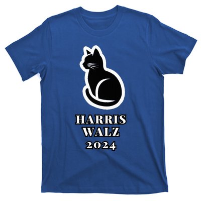 Harris Walz 2024 Lovely Cat Election Kamala Harris Tim Walz T-Shirt