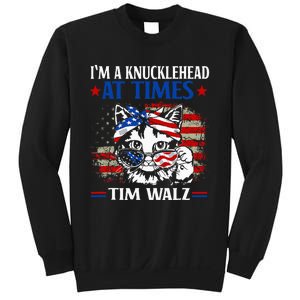 Harris Walz 2024 IM A Knucklehead At Times Tim Walz Quote Sweatshirt