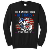 Harris Walz 2024 IM A Knucklehead At Times Tim Walz Quote Sweatshirt