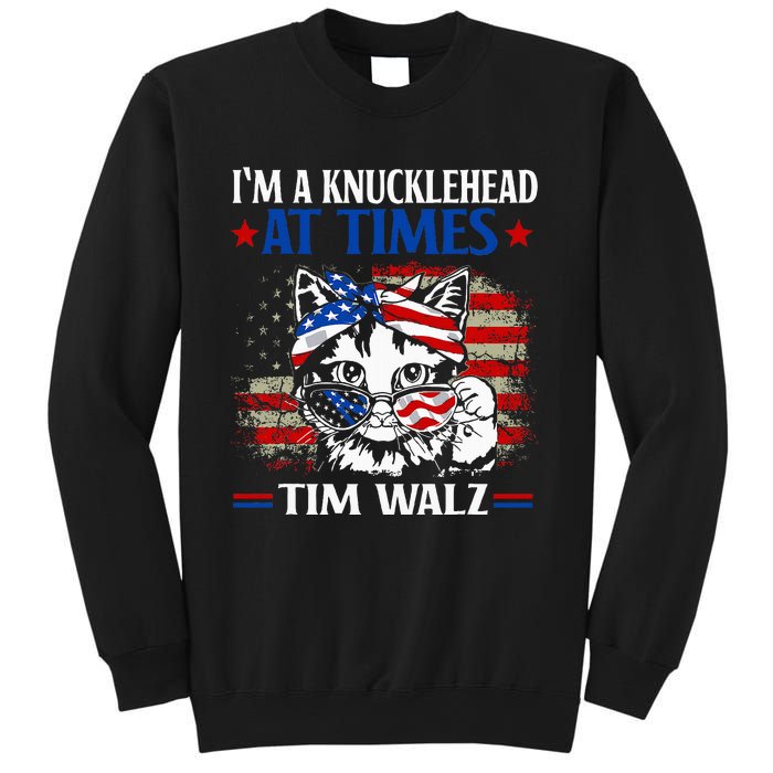 Harris Walz 2024 IM A Knucklehead At Times Tim Walz Quote Sweatshirt