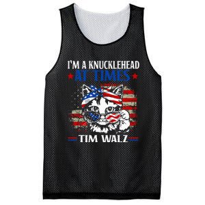 Harris Walz 2024 IM A Knucklehead At Times Tim Walz Quote Mesh Reversible Basketball Jersey Tank