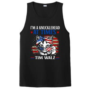 Harris Walz 2024 IM A Knucklehead At Times Tim Walz Quote PosiCharge Competitor Tank