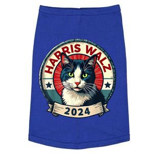 Harris Walz 2024 Funny Cat Election Doggie Tank