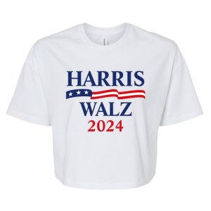 Harris Waltz 2024 Usa Harris Walz 2024 Bella+Canvas Jersey Crop Tee