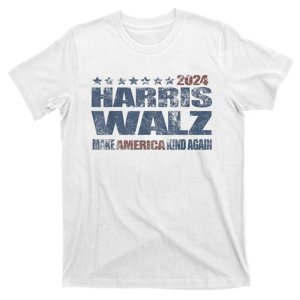 Harris Walz 2024 Make America Kind Again Harris Waltz Quote T-Shirt