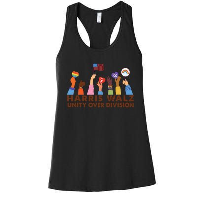 Harris Waltz 2024 Unity Over Division Women's Racerback Tank