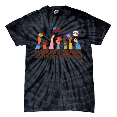 Harris Waltz 2024 Unity Over Division Tie-Dye T-Shirt