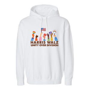 Harris Waltz 2024 Unity Over Division Garment-Dyed Fleece Hoodie