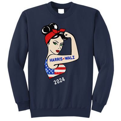 Harris Waltz 2024 Election Kamala Harris Tim Waltz 24 Sweatshirt