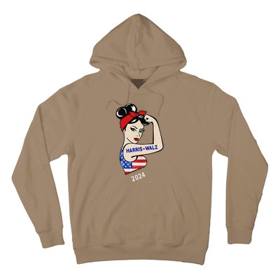 Harris Waltz 2024 Election Kamala Harris Tim Waltz 24 Hoodie