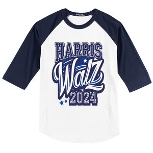 Harris Walz 2024 President Election Kamala Harris Tim Waltz Baseball Sleeve Shirt