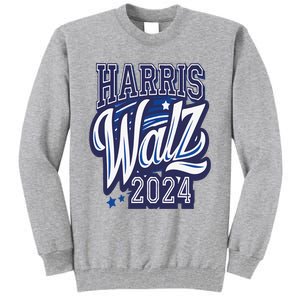 Harris Walz 2024 President Election Kamala Harris Tim Waltz Tall Sweatshirt