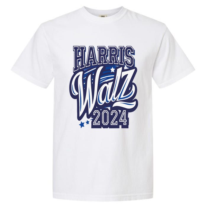 Harris Walz 2024 President Election Kamala Harris Tim Waltz Garment-Dyed Heavyweight T-Shirt