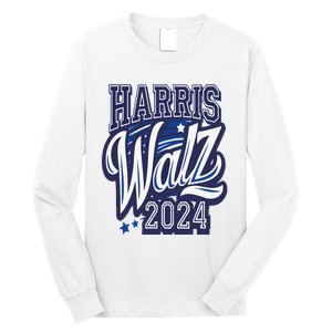 Harris Walz 2024 President Election Kamala Harris Tim Waltz Long Sleeve Shirt