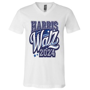 Harris Walz 2024 President Election Kamala Harris Tim Waltz V-Neck T-Shirt