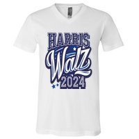 Harris Walz 2024 President Election Kamala Harris Tim Waltz V-Neck T-Shirt