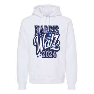 Harris Walz 2024 President Election Kamala Harris Tim Waltz Premium Hoodie