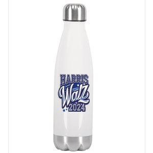 Harris Walz 2024 President Election Kamala Harris Tim Waltz Stainless Steel Insulated Water Bottle