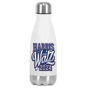 Harris Walz 2024 President Election Kamala Harris Tim Waltz Stainless Steel Insulated Water Bottle