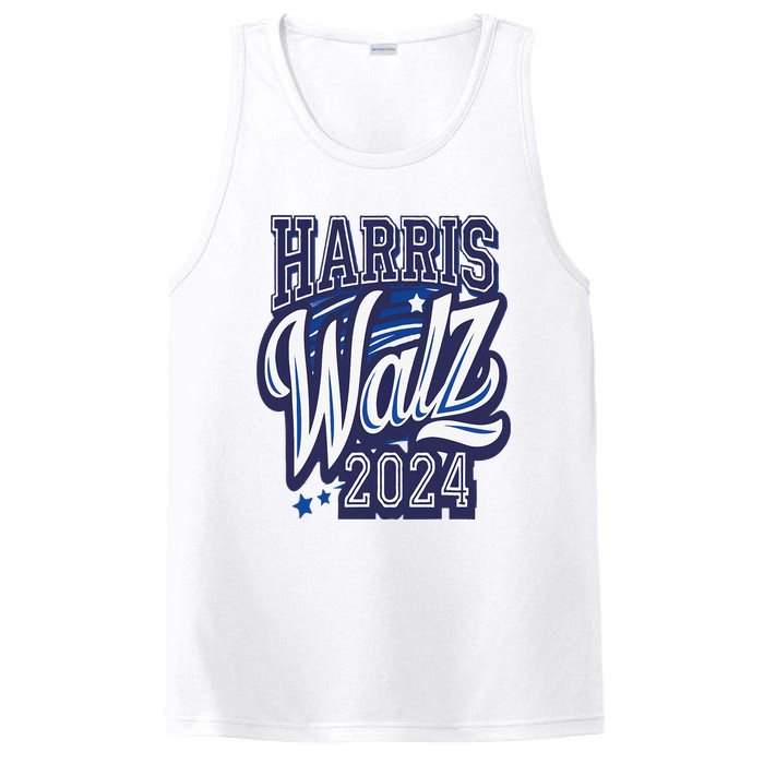 Harris Walz 2024 President Election Kamala Harris Tim Waltz PosiCharge Competitor Tank