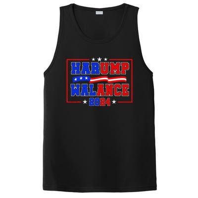 Harump Wallace 2024 Harris Trump Walz Vance Funny PosiCharge Competitor Tank