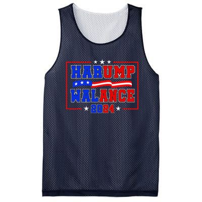 Harump Wallace 2024 Harris Trump Walz Vance Funny Mesh Reversible Basketball Jersey Tank