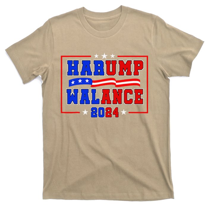 Harump Wallace 2024 Harris Trump Walz Vance Funny T-Shirt