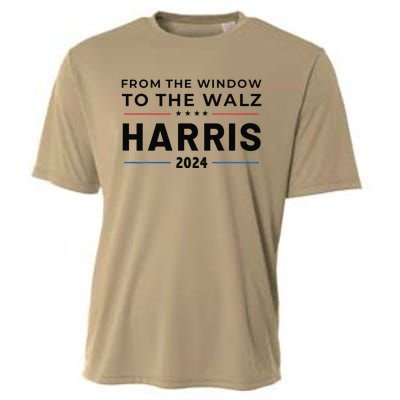 Harris Walz 2024 Window Elect President Kamala Vp Tim Cooling Performance Crew T-Shirt