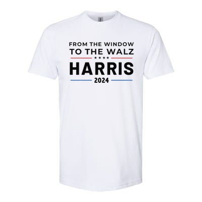 Harris Walz 2024 Window Elect President Kamala Vp Tim Softstyle CVC T-Shirt