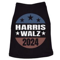 Harris Walz 24 Vote Kamala Harris Tim Waltz 2024 Round Retro Doggie Tank