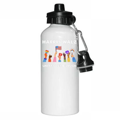 Harris Waltz 2024 Unity Over Division Aluminum Water Bottle 