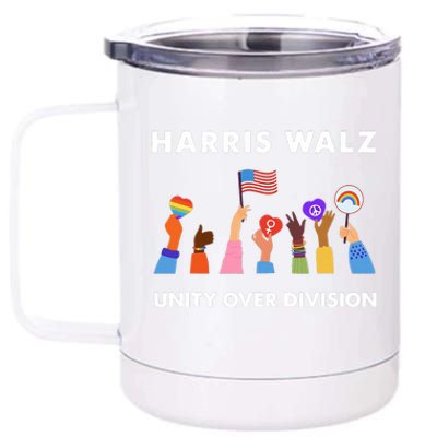 Harris Waltz 2024 Unity Over Division 12 oz Stainless Steel Tumbler Cup