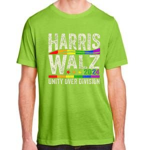 Harris Walz 2024 Unity Over Division Kamala Harris Tim Walz Adult ChromaSoft Performance T-Shirt