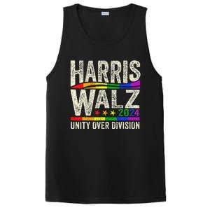 Harris Walz 2024 Unity Over Division Kamala Harris Tim Walz PosiCharge Competitor Tank