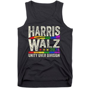 Harris Walz 2024 Unity Over Division Kamala Harris Tim Walz Tank Top