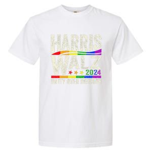 Harris Walz 2024 Unity Over Division Kamala Harris Tim Walz Garment-Dyed Heavyweight T-Shirt