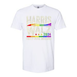 Harris Walz 2024 Unity Over Division Kamala Harris Tim Walz Softstyle CVC T-Shirt