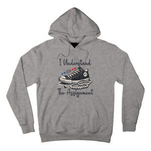 Harris Waltz 2024 I Understand The Assignment Chucks And Pearls Election 2024 Tall Hoodie