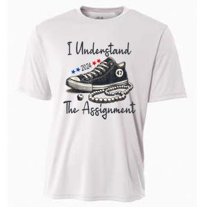 Harris Waltz 2024 I Understand The Assignment Chucks And Pearls Election 2024 Cooling Performance Crew T-Shirt