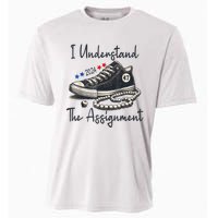 Harris Waltz 2024 I Understand The Assignment Chucks And Pearls Election 2024 Cooling Performance Crew T-Shirt