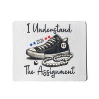 Harris Waltz 2024 I Understand The Assignment Chucks And Pearls Election 2024 Mousepad